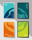 Editable cover design, A4 format. Abstract background for cover design and print products