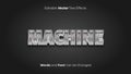 Editable Machine Vector Text Effect with Gears