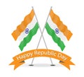 indian flag illustration vector image