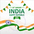 indian flag illustration vector image