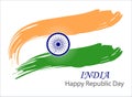 indian flag illustration vector image