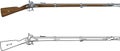Antique long rifle musket