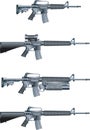 M16 assault rifle machine guns