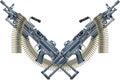 M249 SAW light Machine guns