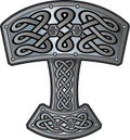 The viking god,  thors hammer Royalty Free Stock Photo