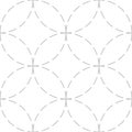 Editable Seamless Geometric Pattern Tile Royalty Free Stock Photo