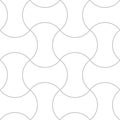 Editable Seamless Geometric Pattern Tile Royalty Free Stock Photo