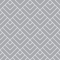Editable seamless geometric pattern tile with white and grey background Royalty Free Stock Photo