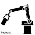 Simple Set of Robots Related Line Icons. Contains such Icons as Autopilot, Chatbot, Broken Bot and more. Editable Stroke. Royalty Free Stock Photo