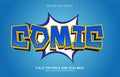 Editable text effect, Comic style Royalty Free Stock Photo