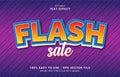 Editable text effect, Flash Sale style