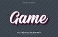 Editable text effect, Game style Royalty Free Stock Photo