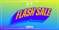 Editable text effect modern flash sale styles Royalty Free Stock Photo