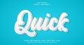 Editable text style effect - Quick text style theme