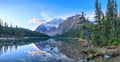 Edith Cavell Lake Royalty Free Stock Photo