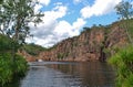 Edith Falls in Nitmiluk National Park Royalty Free Stock Photo