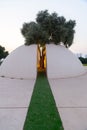 Edith Wolfson Park, topped by the White Square in Tel Aviv, Israel