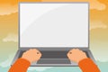Editing Formatting Online Articles, Typing Creative Reading Contents, Global Communication Device, Computer Work Idea