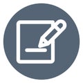 Editing, pencil Bold Vector Icon which can be easily edited or modified