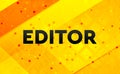 Editor abstract digital banner yellow background