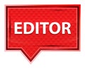 Editor misty rose pink banner button