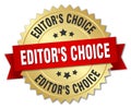 editor`s choice round isolated badge