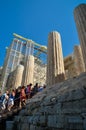 EDITORIAL: 28 AUGUST 2013 PARTHENON ATHENS GREECE columns ruins