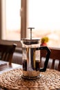 Editorial - bialetti french press coffee pourer. Royalty Free Stock Photo