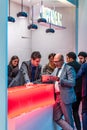 EDITORIAL, booth presenters at CERSAIE international exhibition