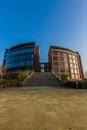 Editorial, Cheshire West and Chester Council Offices, portrait, wide angle, copyspace