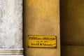 EDITORIAL clock tower sign in Padova