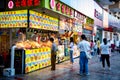 Colourful food kiosk, Huizhou China