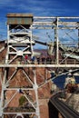 Editorial, construction workers above Hoover Dam Royalty Free Stock Photo