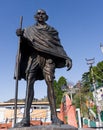 editorial dated : 19th March 2020, location: Mussoorie India. A statue of Mahatama Gandhi at Gandhi chowk in Mussoorie also known Royalty Free Stock Photo
