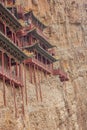 Detail of the right hand side of the Hanging Temple