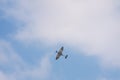 Supermarine Spitfire passing overhead