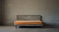 Editorial Dormitory Bed In Brutalist Environment Photo