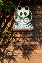 Panda signage, panda park, Chengdu China