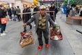 Vegetable vendor, Chengdu China Royalty Free Stock Photo