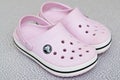 Foam clog Crocs children shoes Royalty Free Stock Photo