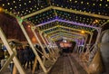 Editorial. Kyiv/Ukraine - January, 13, 2018: Christmas decorations on Sophia Square in the center of Kiev, Ukraine.