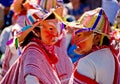 Editorial Mask dance at Charro Days Royalty Free Stock Photo