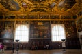 Editorial. May, 2019. Venice, Italy. Chamber of the Great Council - one of the richly decorated halls in the Palazzo Ducale