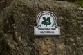 Editorial, National Trust Sign for Glyderau, Ogwen Cottage, Nant Ffrancon Pass, Snowdonia, North Wales