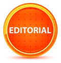 Editorial Natural Orange Round Button