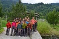 Editorial: 21nd Aug 2011: Sarahan, Himachal, India: Unidentified local kids full of energy, Sarahan, Himachal