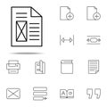 editorial, page icon. editorial design icons universal set for web and mobile