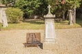 Mass grave of decapitated citizens during the French Revolution