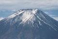 YAMANASHI, JAPAN, OCT. 26Th, 2020. Editorial photo of the Mount Fuji In Yamanashi. Royalty Free Stock Photo