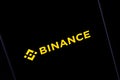 Editorial photo on Binance theme. Illustrative photo for news about Binance - a cryptocurrency exchange and a trading platform